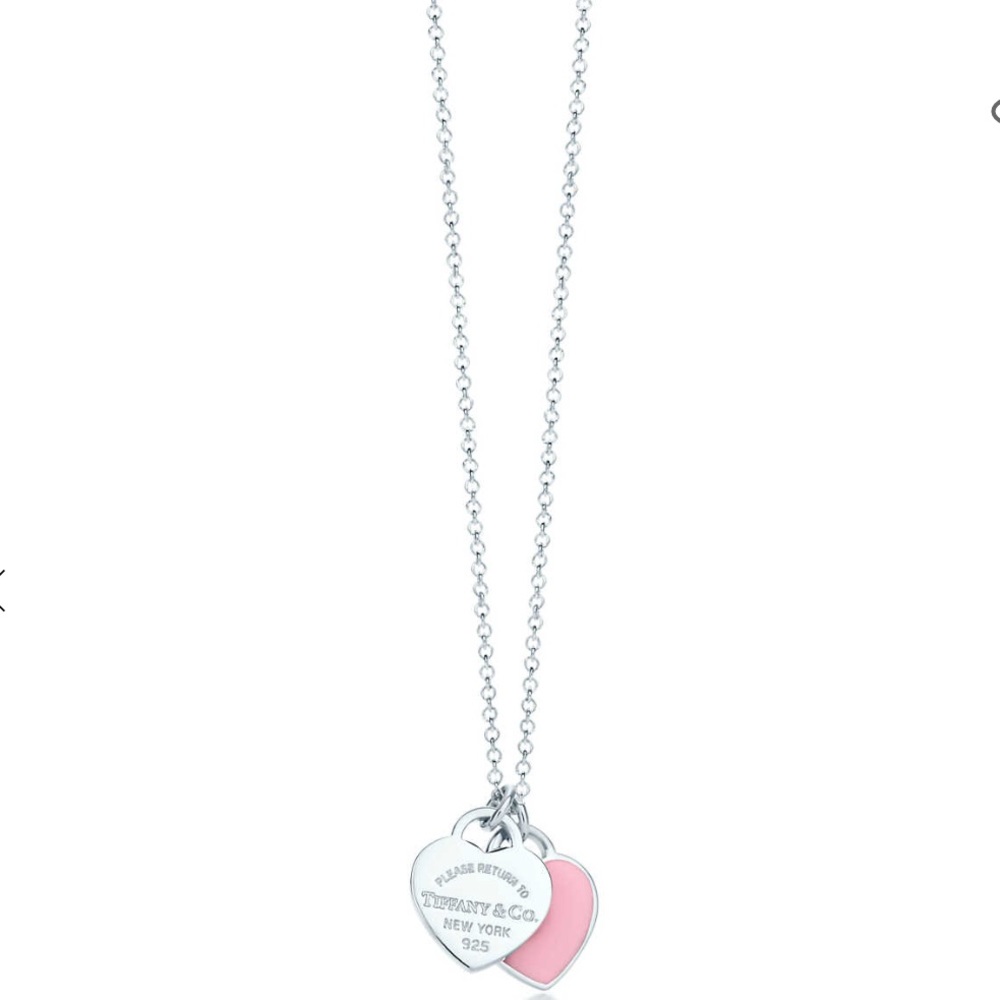 Tiffany’s double heart necklace